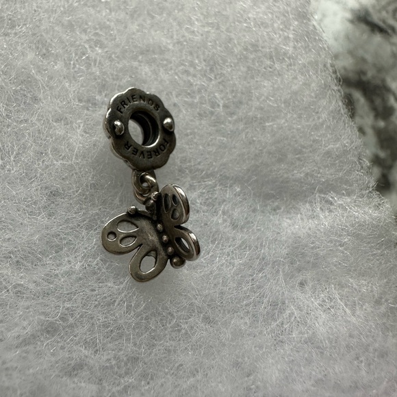Authentic Pandora Friends Forever Butterfly Dangle Charm - Picture 3 of 3